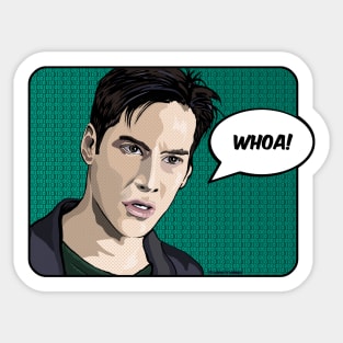 The Keanu says "whoa!" Sticker